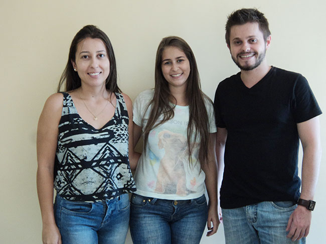 Gabriele, mayara e jhonatan