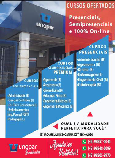 Unopar - Universidade do Norte do Paraná - vestibular e cursos